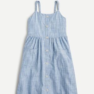 Jcrew button front apron dress NWT size 7
